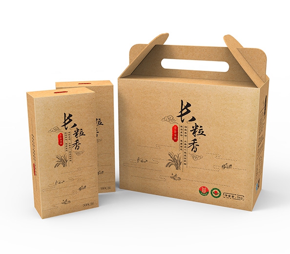 農業公司產品包裝策劃設計，大米禮盒設計包裝公司